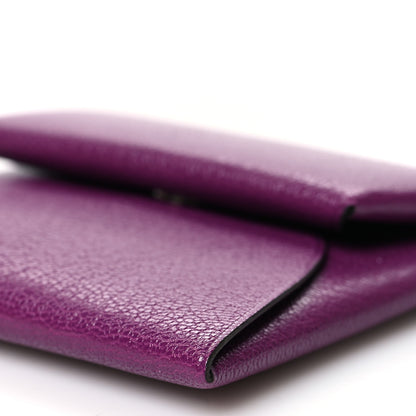 Hermes Chevre Mysore Bastia Coin Purse Anemone 9 of 10