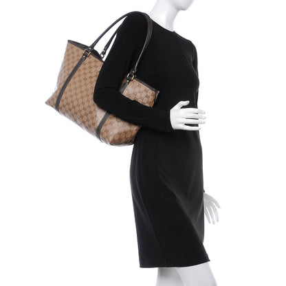 Gucci Crystal Monogram Medium Joy Tote Beige Ebony Testa di Moro 2 of 12