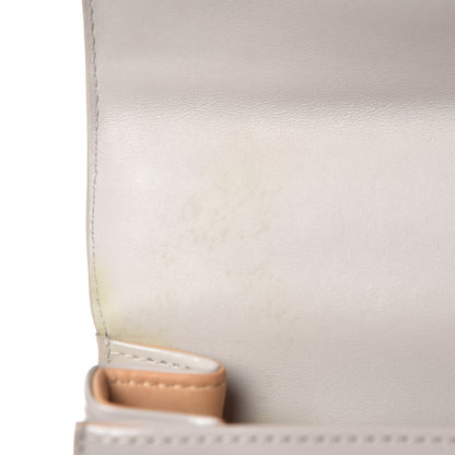 Delvaux Patent Calfskin MM Tempete Satchel Gray 14 of 16