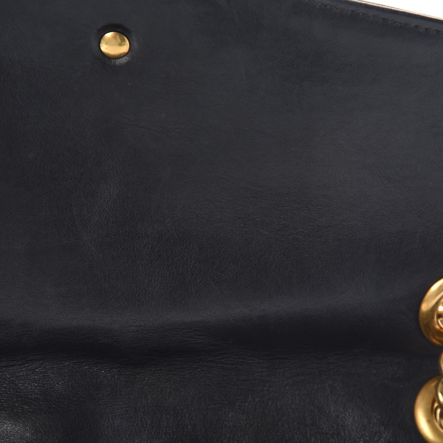 Gucci Calfskin Matelasse Medium GG Marmont Shoulder Bag Black 10 of 11