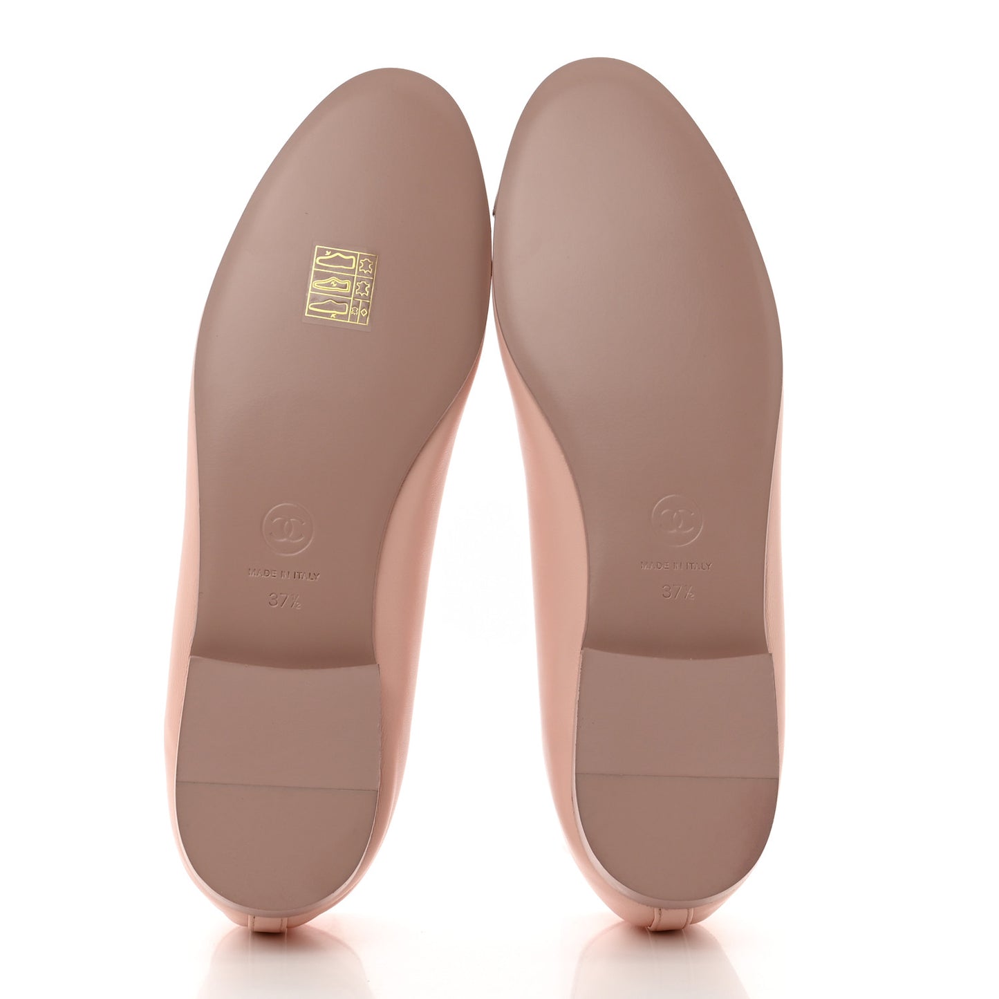 Lambskin Cap Toe CC Ballerina Flats 37.5