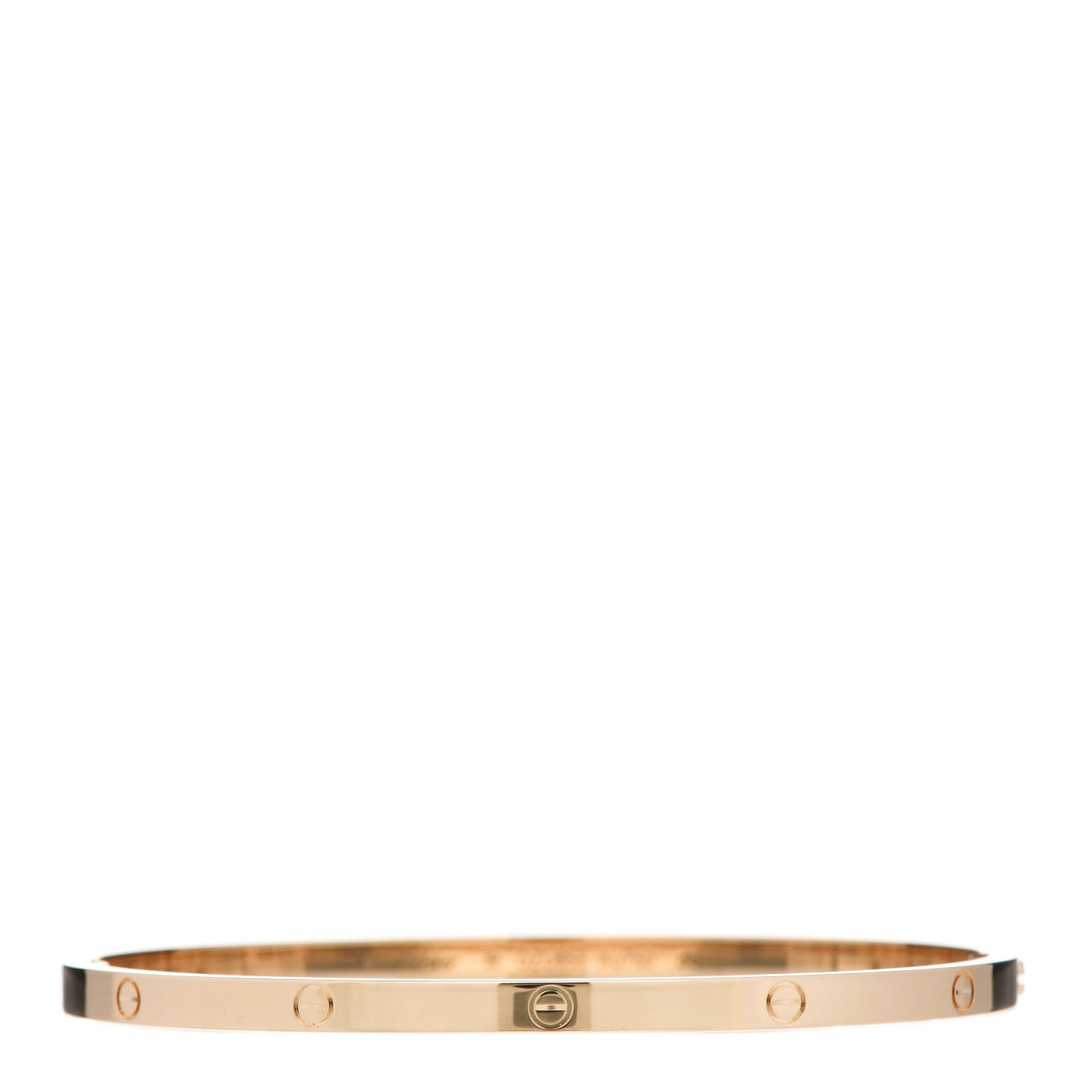 18K Yellow Gold Small LOVE Bracelet 19