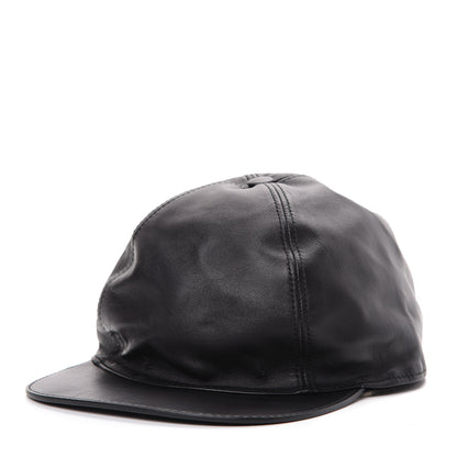 Gucci Nappa Charlotte Baseball Hat XS Black 1 of 7