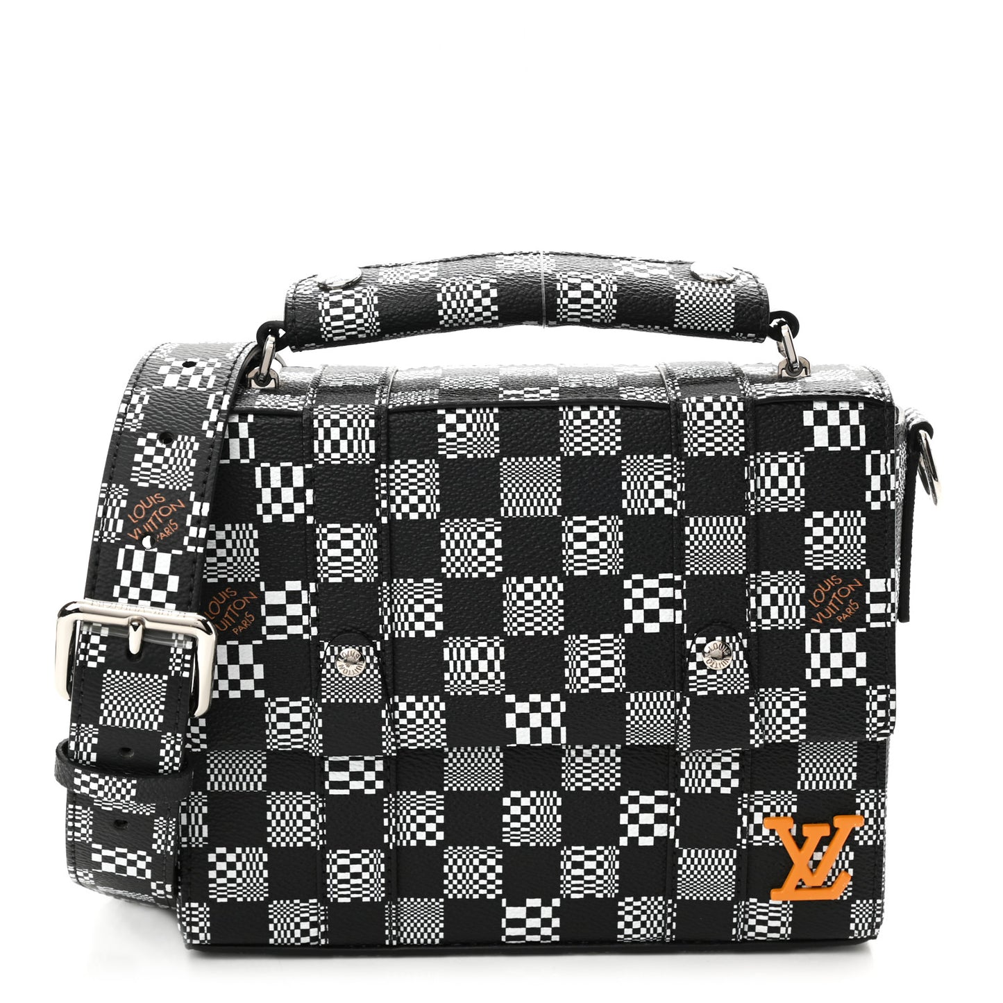 Damier Distorted Flap Soft Trunk Messenger