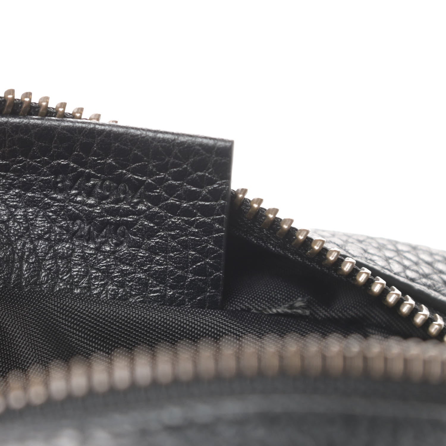 Gucci Pebbled Calfskin Mini Soho Disco Bag Black 7 of 11