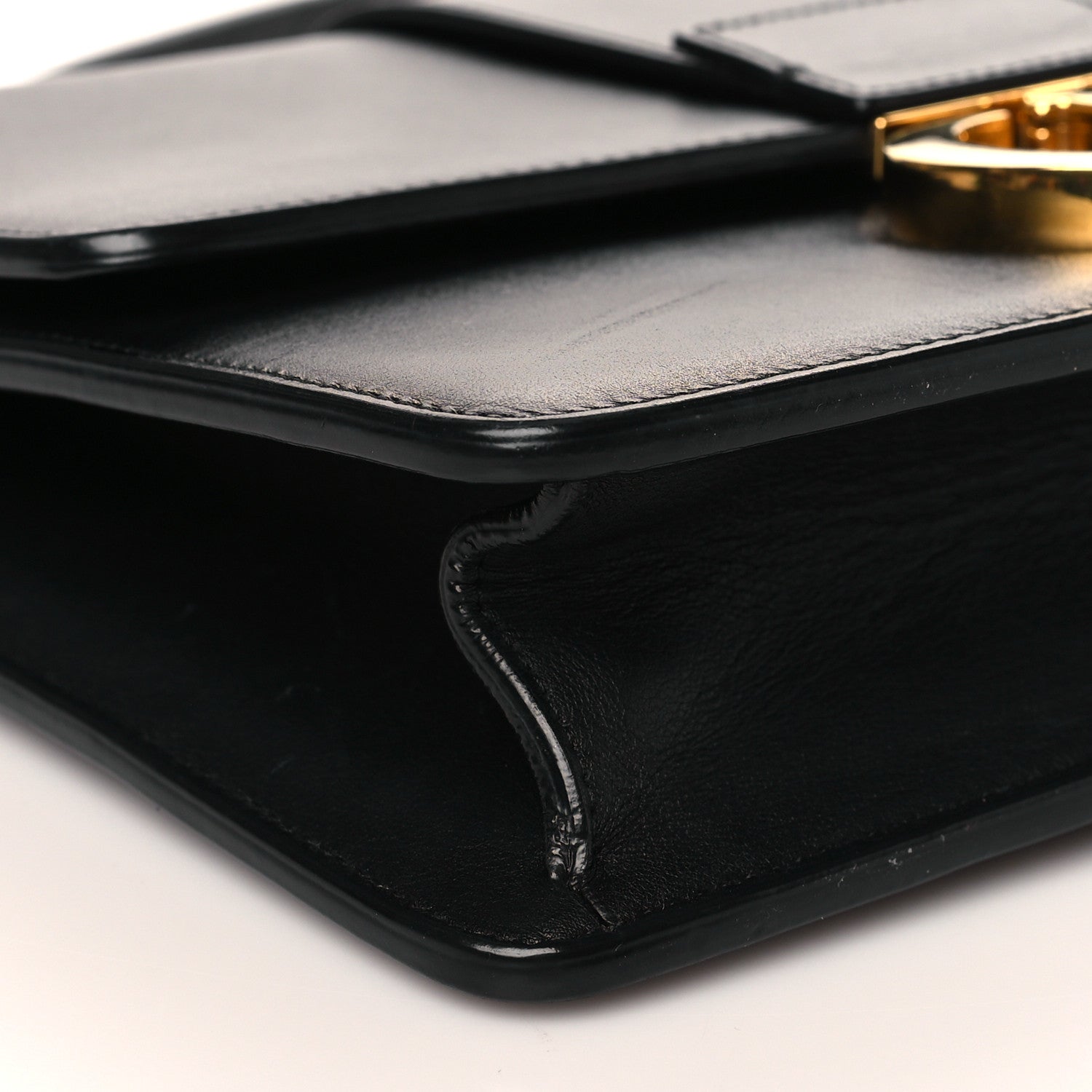 Christian Dior Smooth Calfskin 30 Montaigne Flap Bag Black 7 of 8