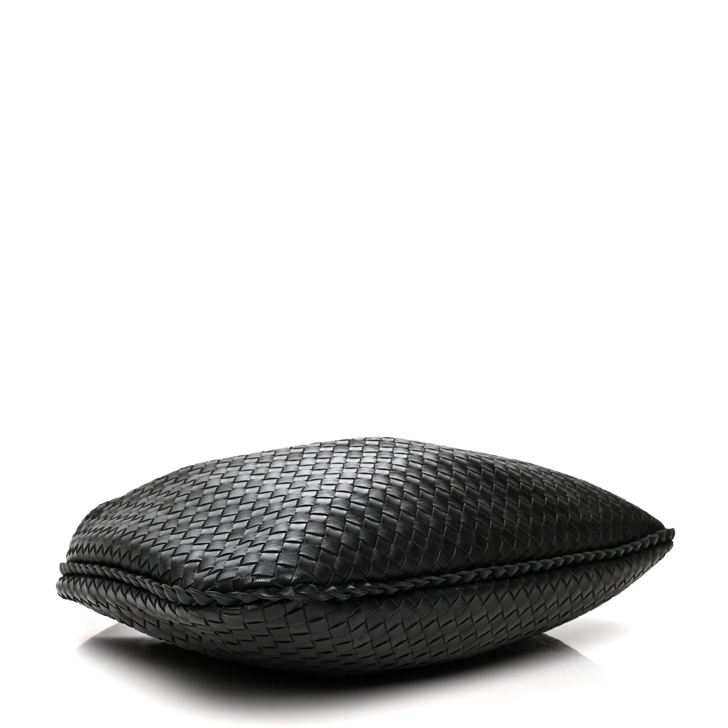 Nappa Intrecciato Large Veneta Hobo Black