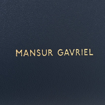 Mansur Gavriel Calfskin Mini Bucket Bag Blue 6 of 15