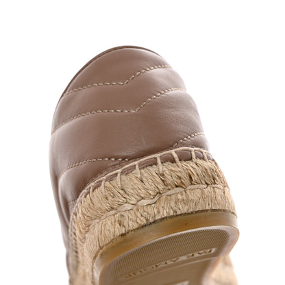 Gucci Nappa Matelasse GG Marmont Espadrilles 37.5 Porcelain Rose 8 of 10