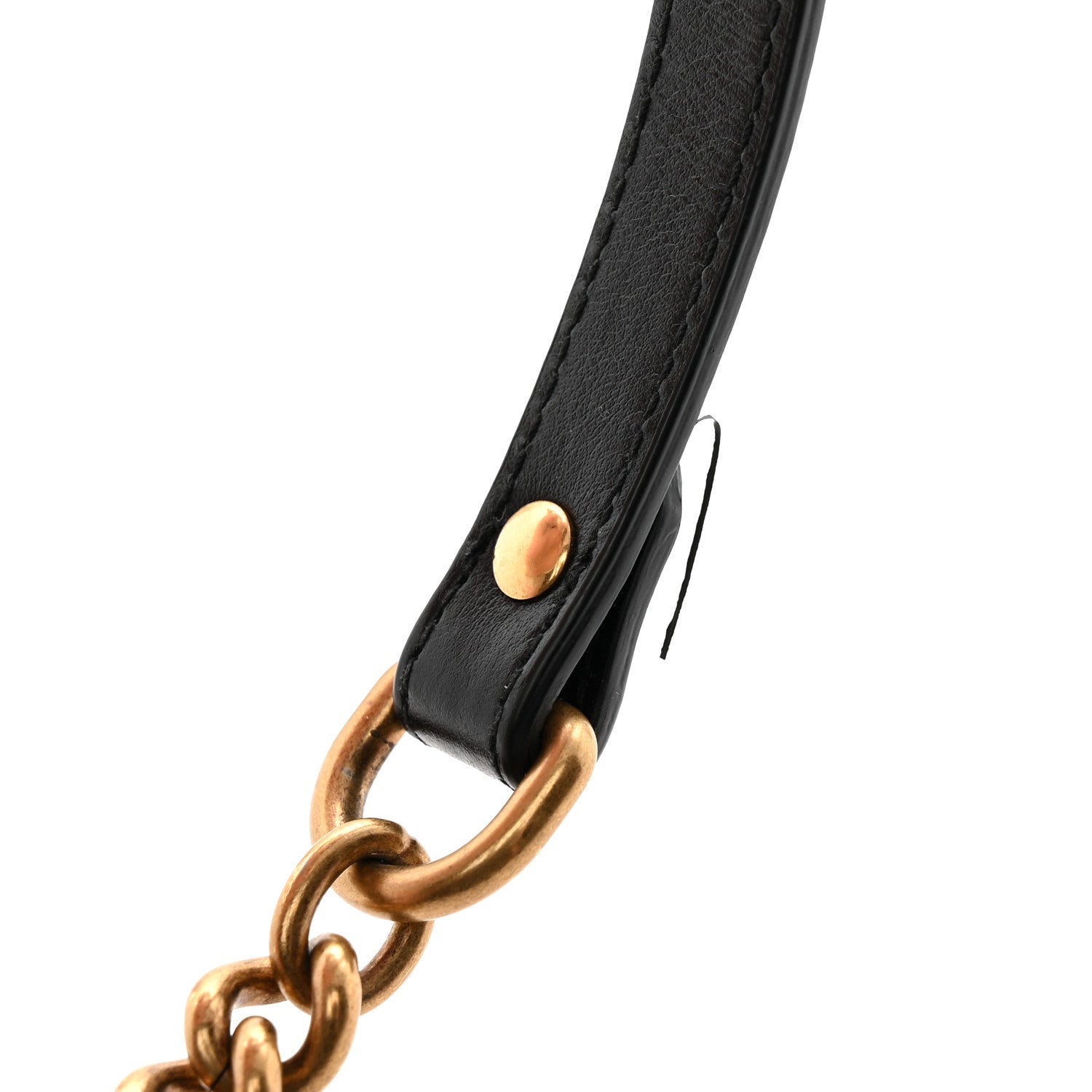 Gucci Calfskin Matelasse Small GG Marmont Top Handle Shoulder Bag Black 11 of 12
