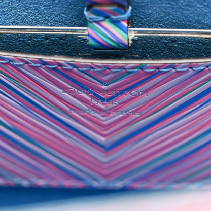 Louis Vuitton Epi Tropical Twist Shoulder Bag MM Blue Rose 7 of 11