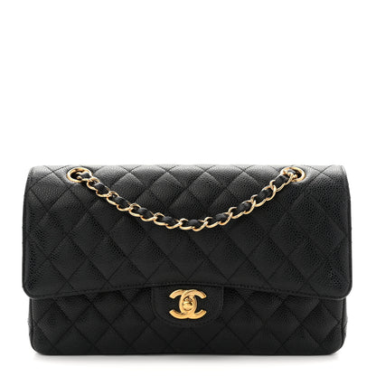 Chanel Caviar Quilted Medium Double Flap Black 1 of 11