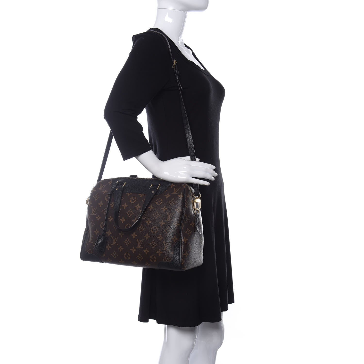 Louis Vuitton Monogram Retiro NM Black 2 of 13