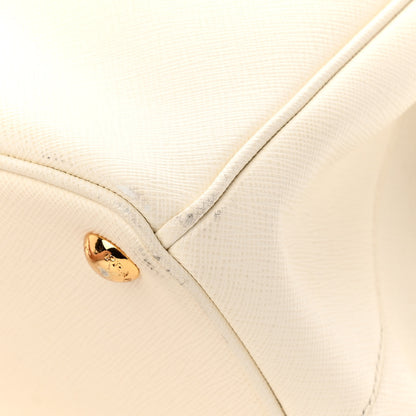Prada Saffiano Medium Galleria Double Zip Tote Talco 17 of 24