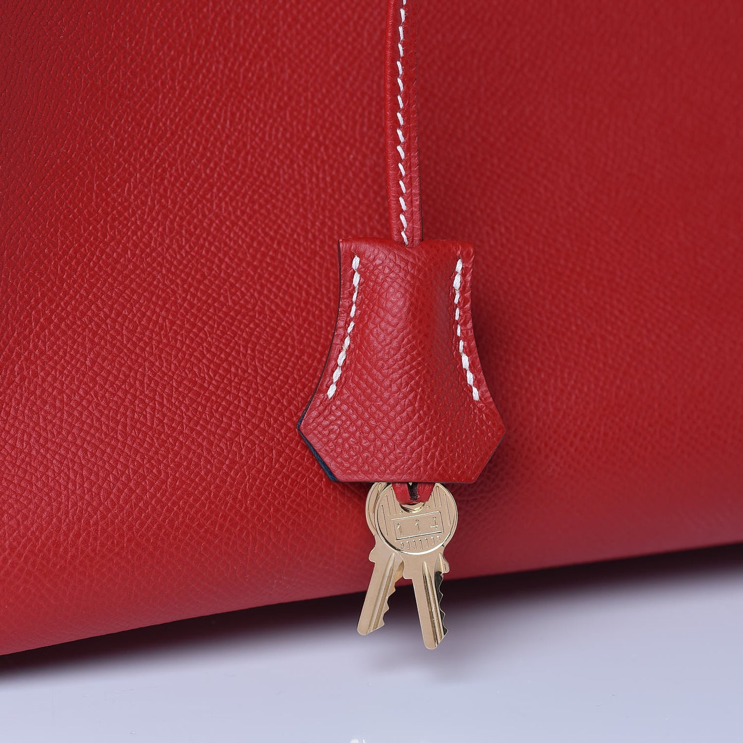Epsom Candy Birkin 35 Rouge Casaque Bleu Thalassa