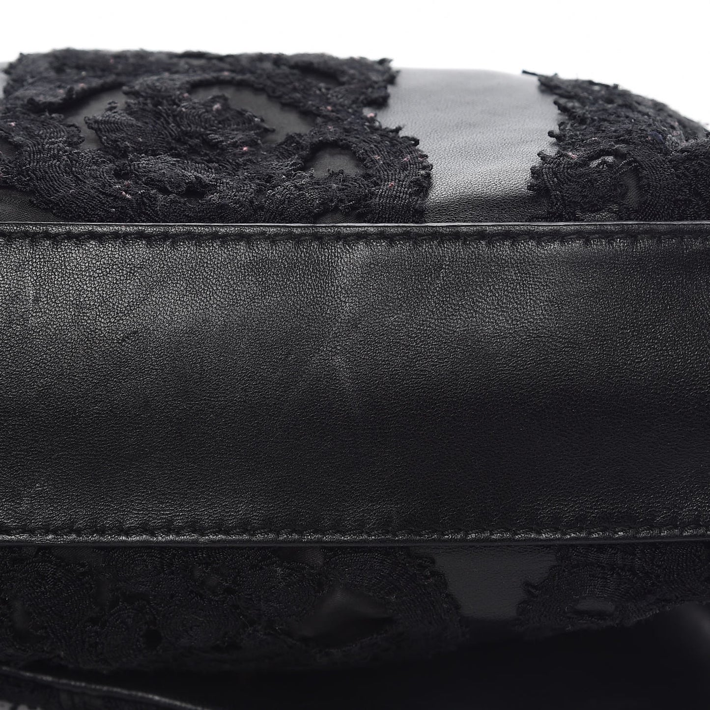 Lace Miss Charles Evening Bag Black