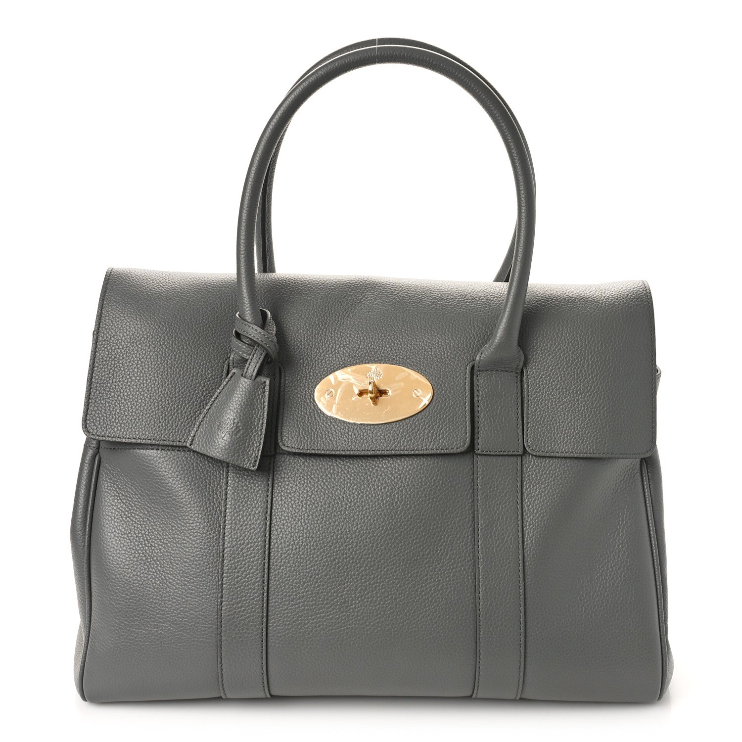 Mulberry Classic Grain Calfskin Bayswater Mole Grey 1 of 8