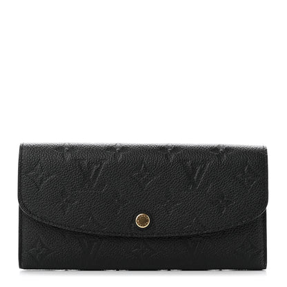 Louis Vuitton Empreinte Emilie Wallet Black Dune 1 of 7