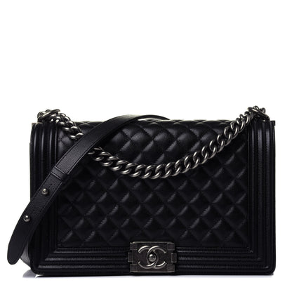 Chanel Caviar Quilted New Medium Boy Flap Black 1 of 4