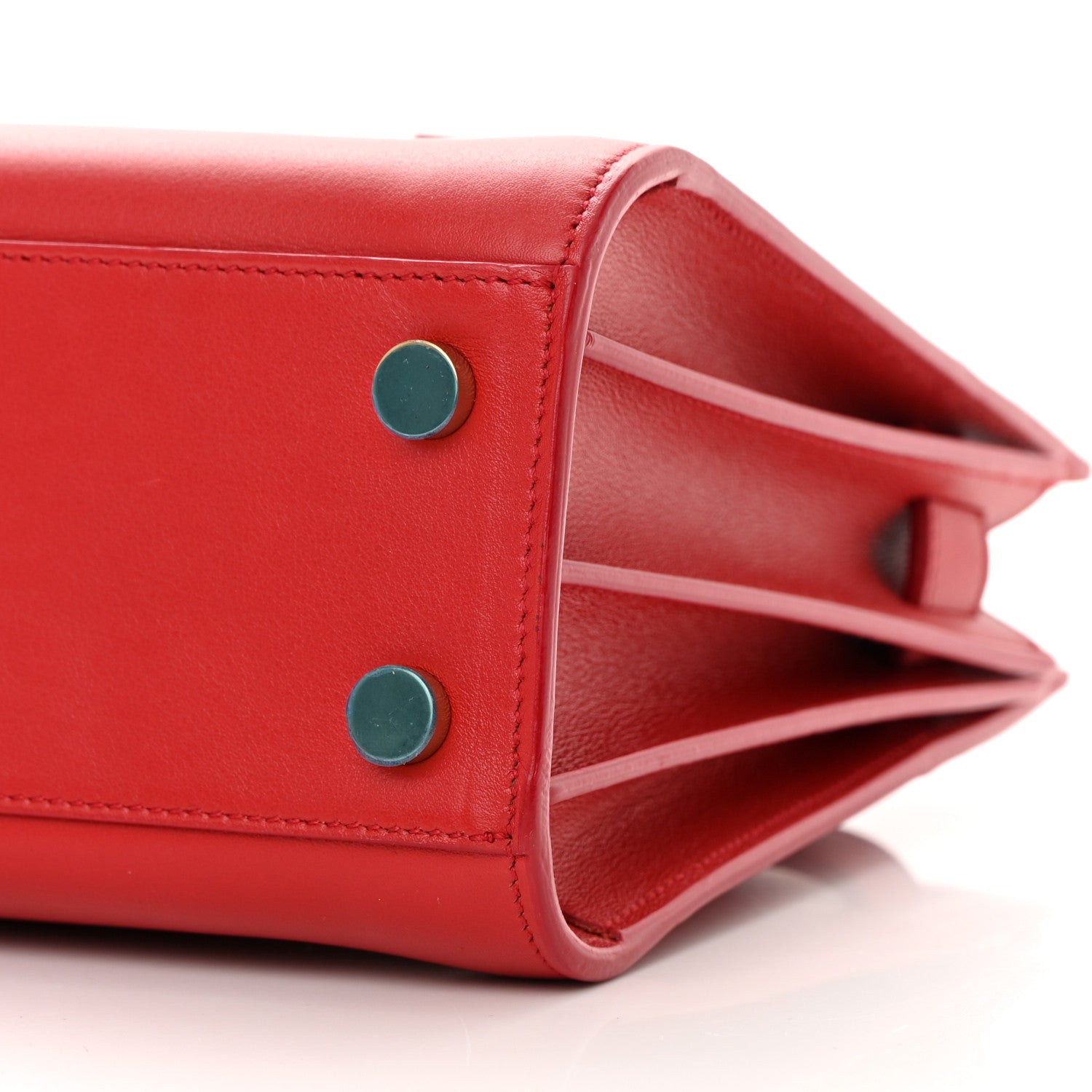 Saint Laurent Calfskin Nano Sac De Jour Lipstick Red 9 of 17