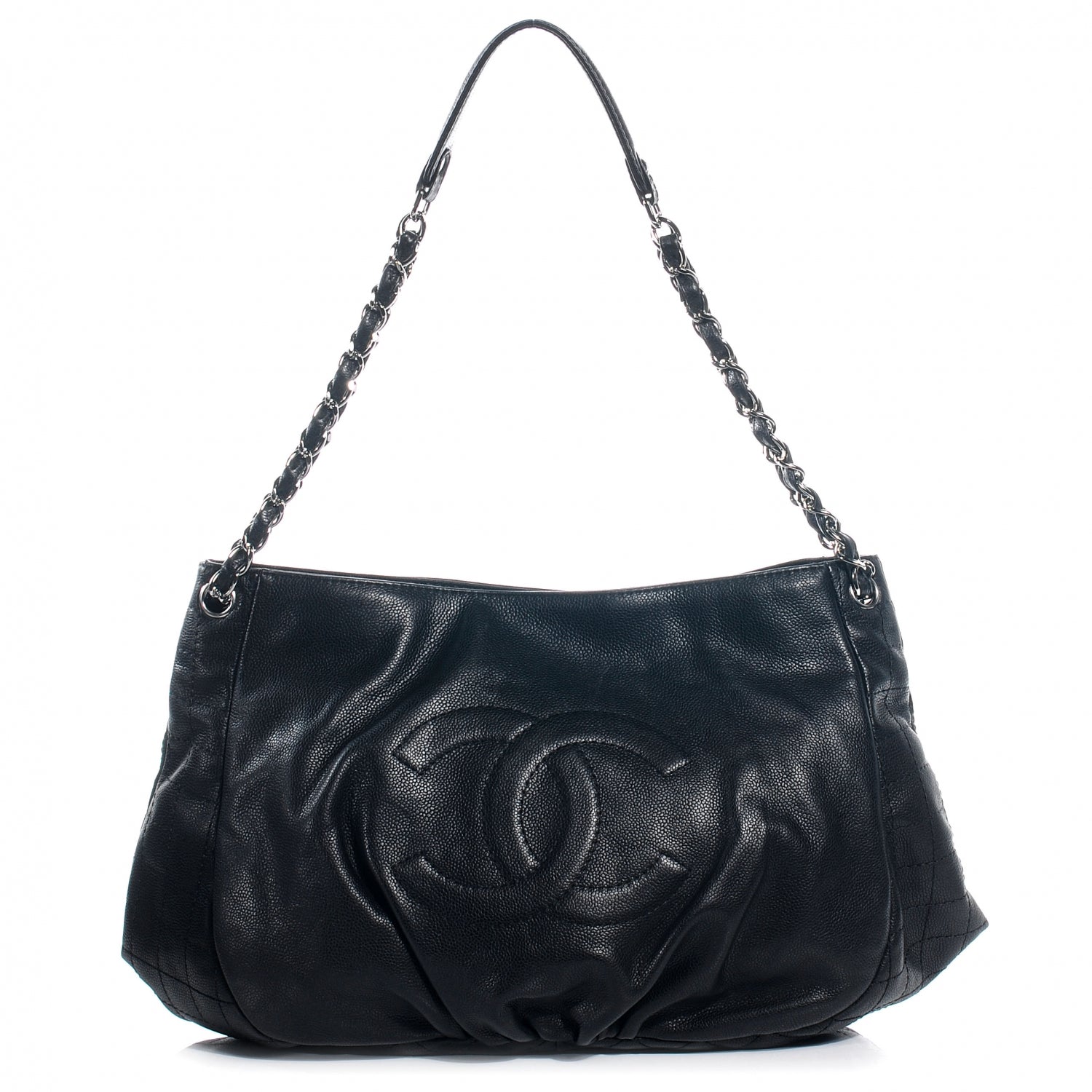 Chanel Caviar Timeless CC Shoulder Bag Black 1 of 9