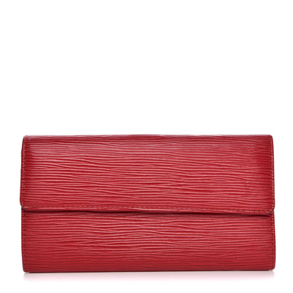 Louis Vuitton Epi Sarah Wallet Rouge 1 of 7