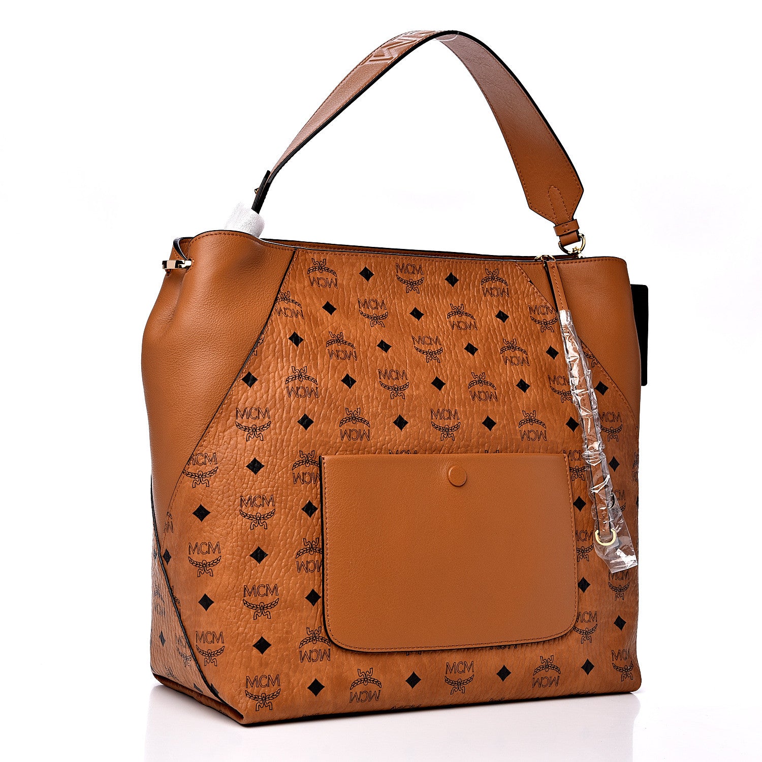 MCM Visetos Large Klara Hobo Cognac 2 of 9