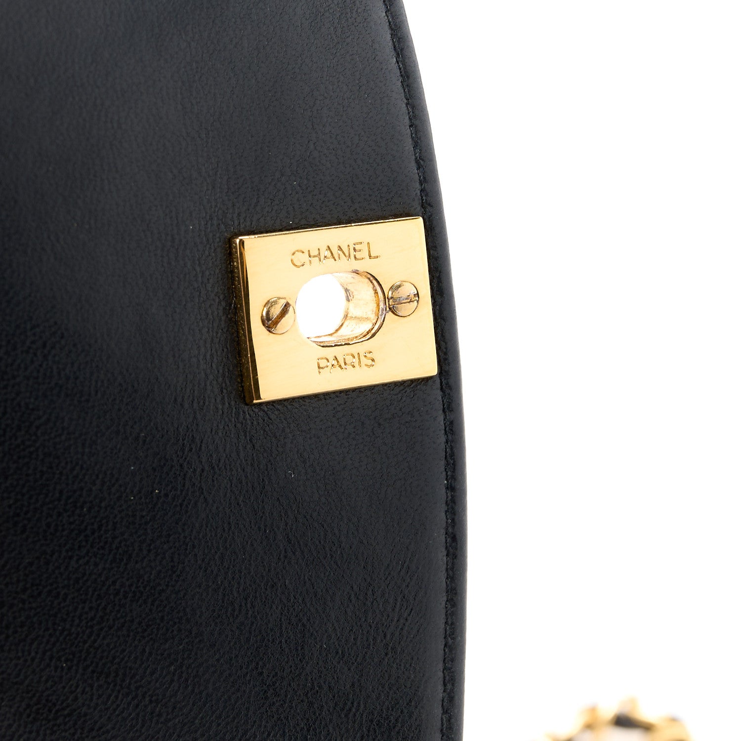 Chanel Lambskin Quilted Medium Single Flap Black 8 of 13