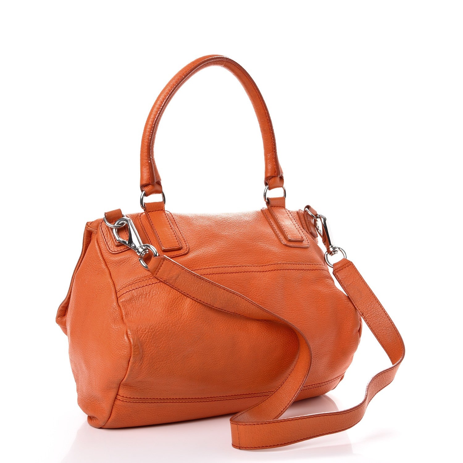 Givenchy Sugar Goatskin Large Pandora Bright Orange 4 of 26