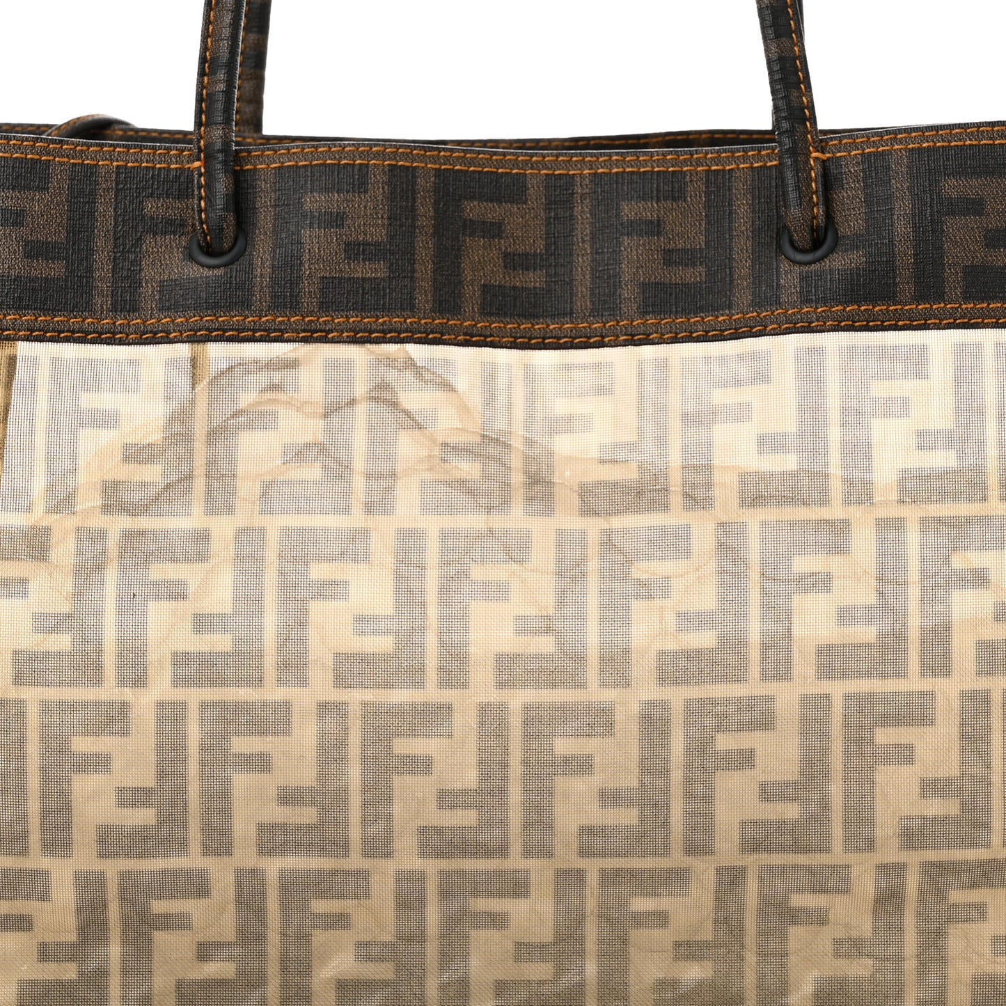 Mesh Glazed Fabric FF 1974 Tote Tobacco