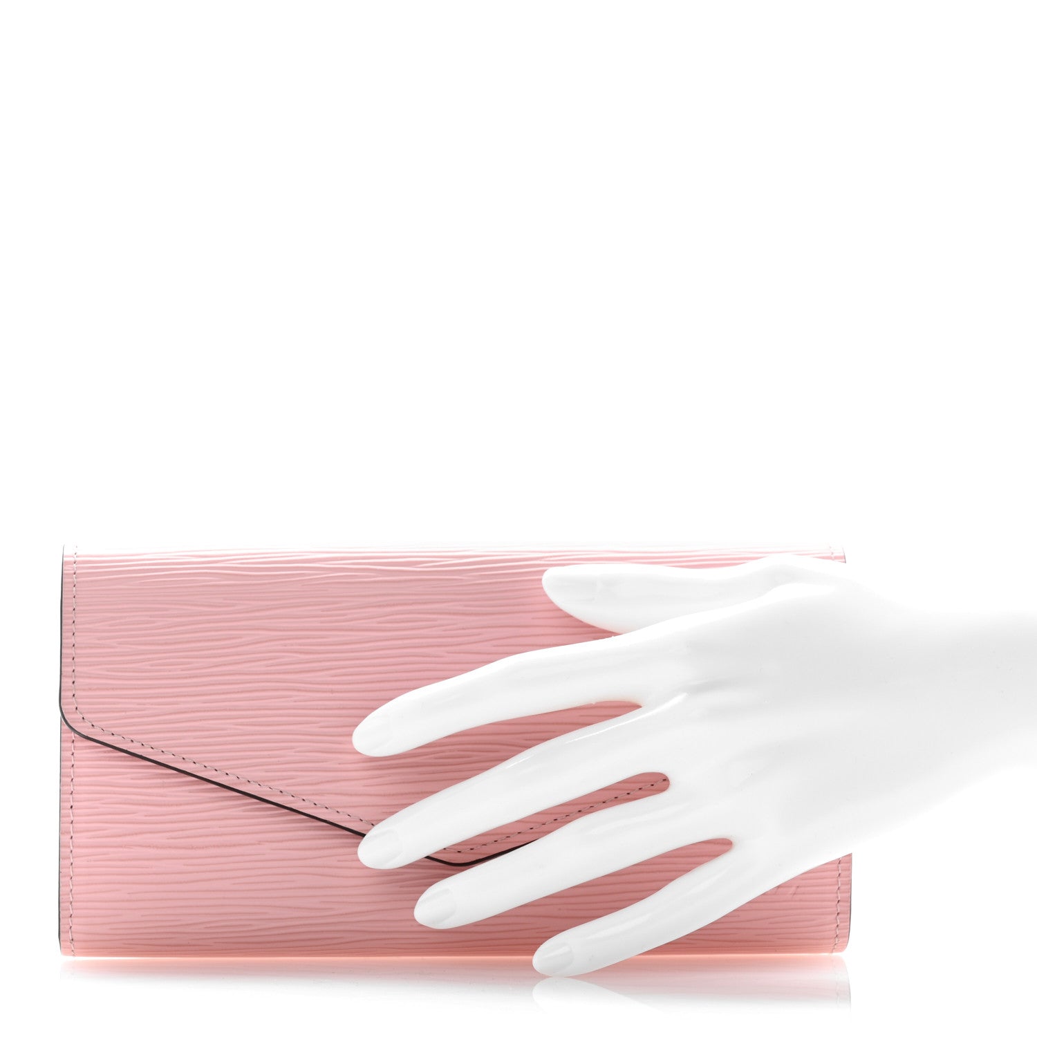 Louis Vuitton Epi Sarah Wallet NM Rose Ballerine 2 of 9