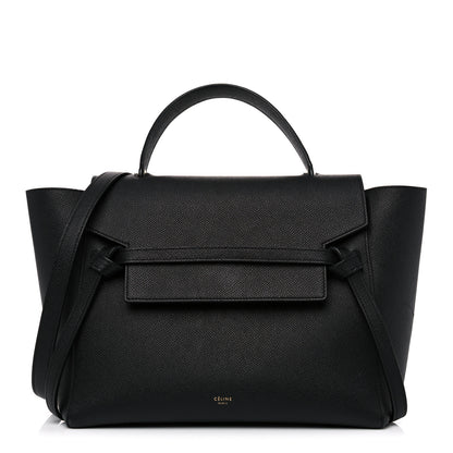 Celine Grained Calfskin Mini Belt Bag Black 1 of 14