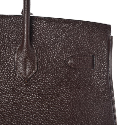 Hermes Togo Birkin 35 Chocolate 16 of 48