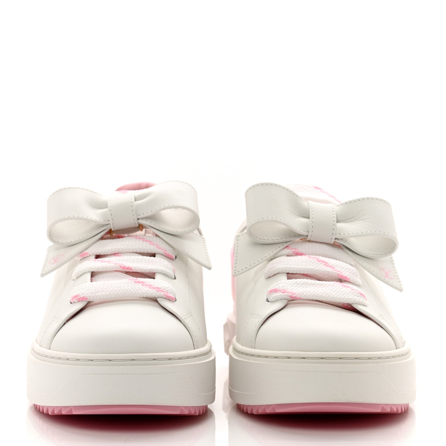 Time Out Bow Sneakers 40 White Pink