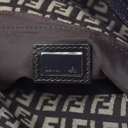 Fendi Zucchino Vitello Mini Mama Baguette Testa di Moro Beige 8 of 9