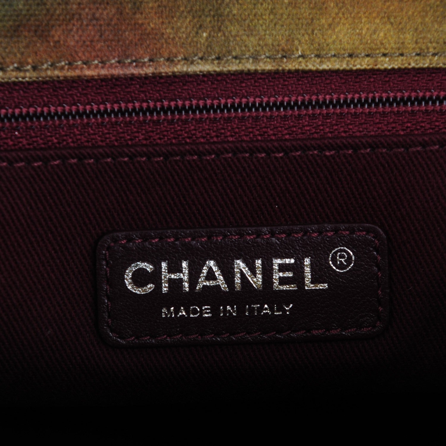 Chanel Washed Toile Graffiti On The Pavements Messenger Khaki Multicolor 6 of 7