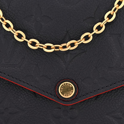 Louis Vuitton Empreinte Pochette Felicie Chain Wallet Marine Rouge 11 of 12