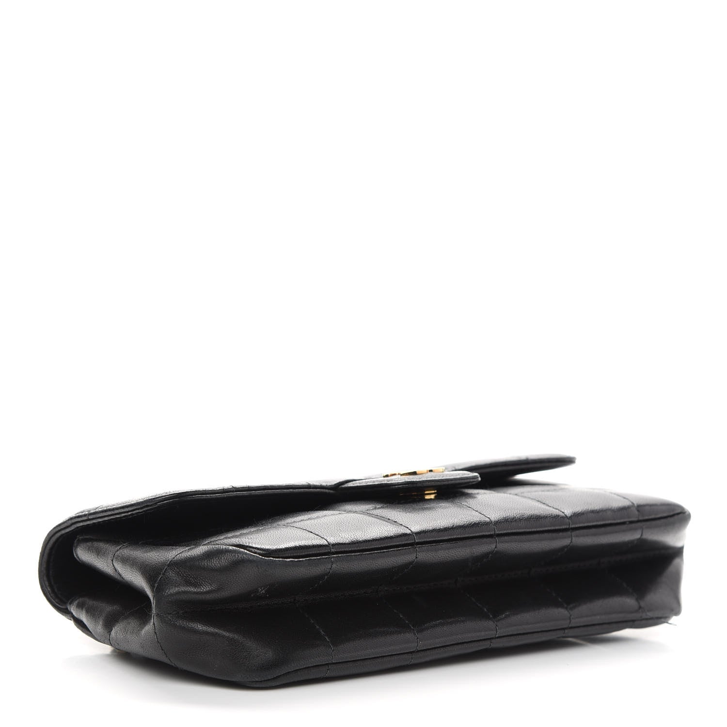 Chanel Lambskin Quilted Mini Chocolate Bar Camellia Flap Black 4 of 10