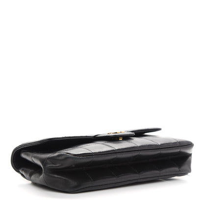 Chanel Lambskin Quilted Mini Chocolate Bar Camellia Flap Black 4 of 10