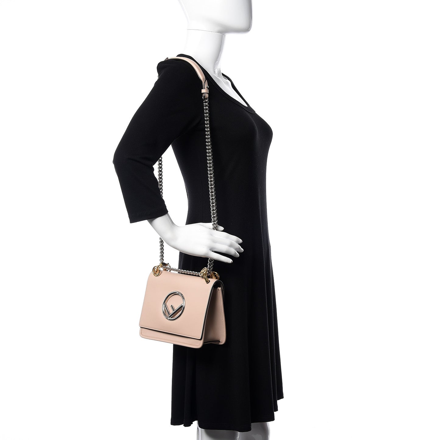 Vitello Century Opaco F is Fendi Small Kan I Shoulder Bag Soap