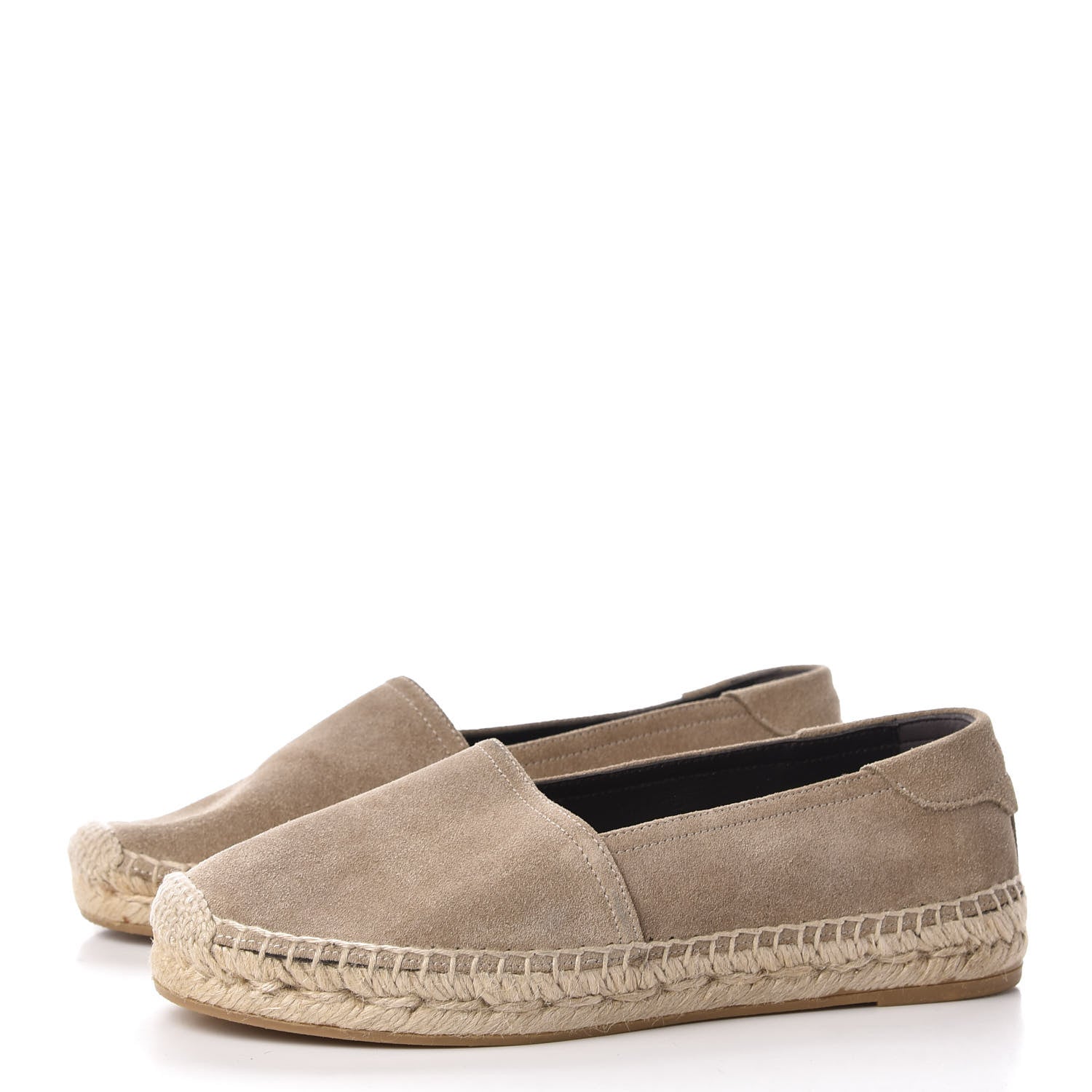 Saint Laurent Suede Espadrilles 35 Rose Antique 3 of 9