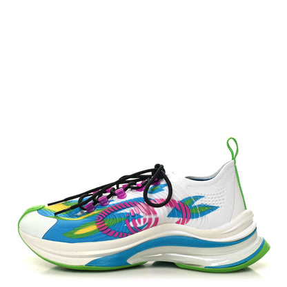 Gucci Technical Knit Fabric Waves Womens Gucci Run Sneakers 38.5 Multicolor 1 of 8