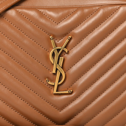Saint Laurent Calfskin Matelasse Monogram Lou Camera Bag Cinnamon 8 of 10