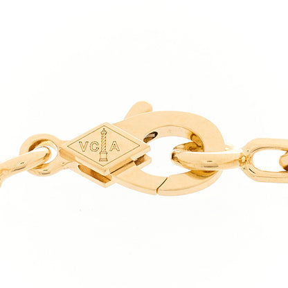 Van Cleef & Arpels 18K Yellow Gold Diamond Lapis Lazuli 5 Motifs Vintage Alhambra Bracelet 8 of 10