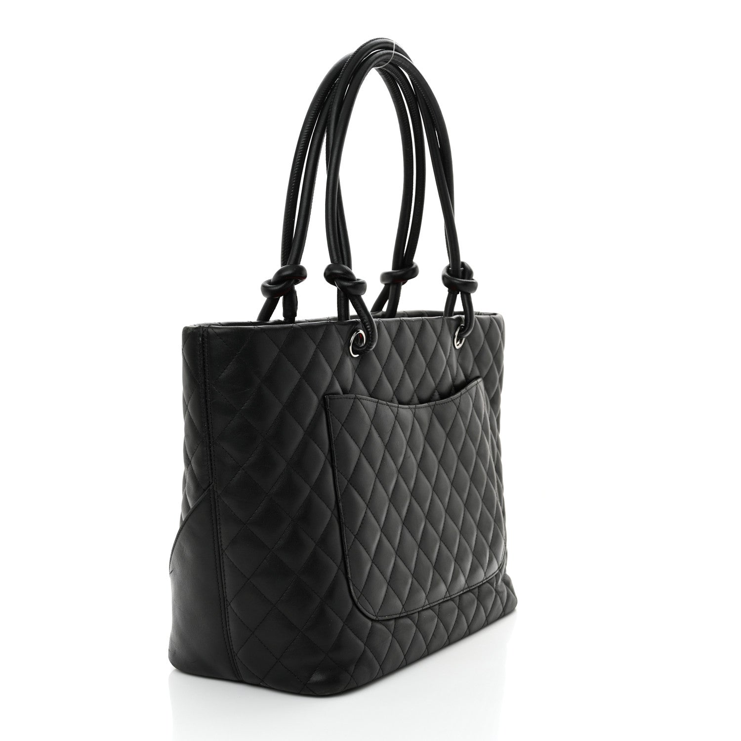 Chanel Calfskin Quilted Large Cambon Tote Black 3 of 19