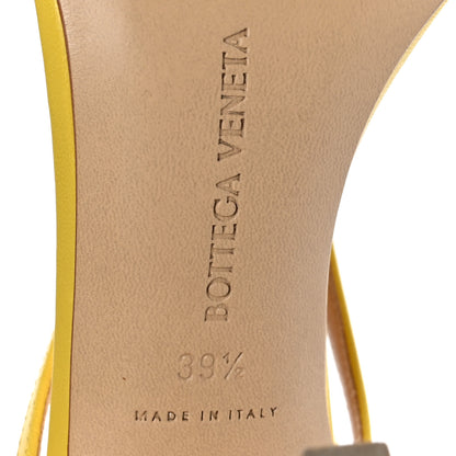 Bottega Veneta Lambskin Stretch Multi Strap 90mm Sandals 39.5 Buttercup 7 of 10