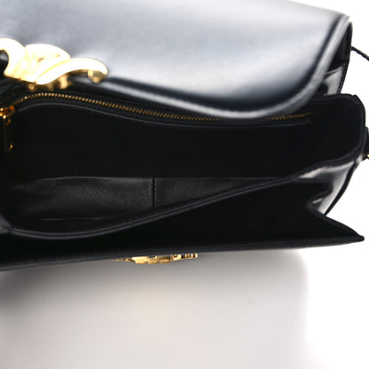 Celine Shiny Calfskin Medium Triomphe Black 5 of 8