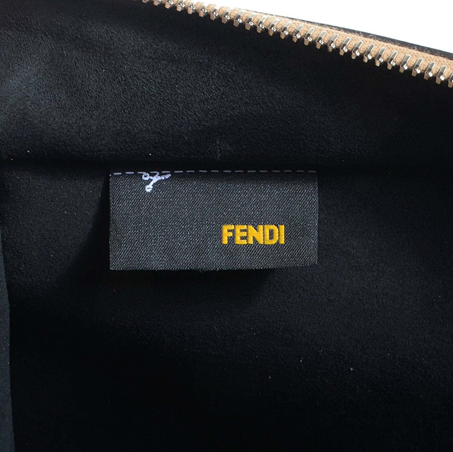 Fendi Calfskin Shearling Petite 3Jours Tote Tan 9 of 12