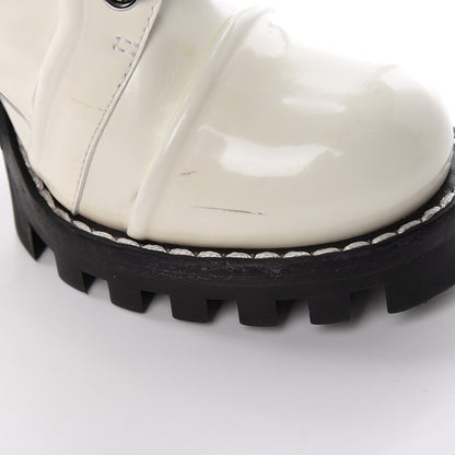 Louis Vuitton Patent Calfskin Spaceship Star Trail Ankle Boots 39 White 12 of 14