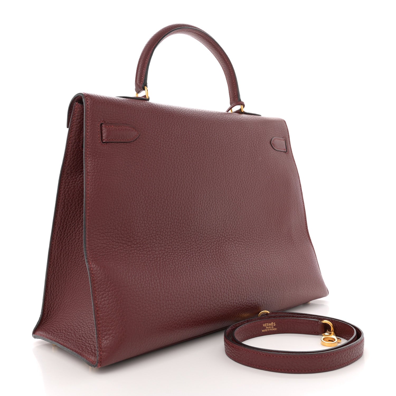 Hermes Ardennes Kelly Sellier 35 Rouge H 3 of 15